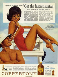 Nancy Kovack Coppertone Advertisement Photo Print in multiple sizes