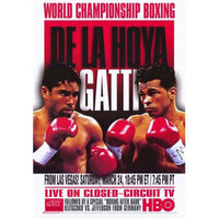 Oscar De La Hoya vs Arturo Gatti boxing movie poster 11x17