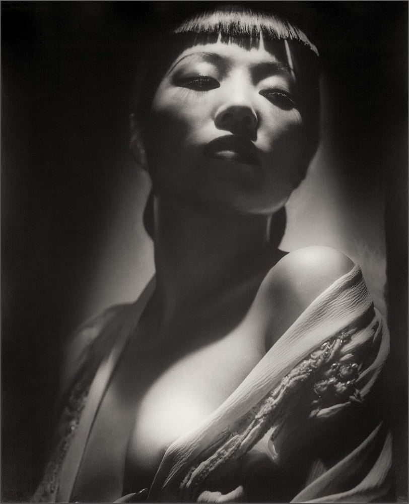 Anna May Wong shadowed photo print, available in multiple sizes.