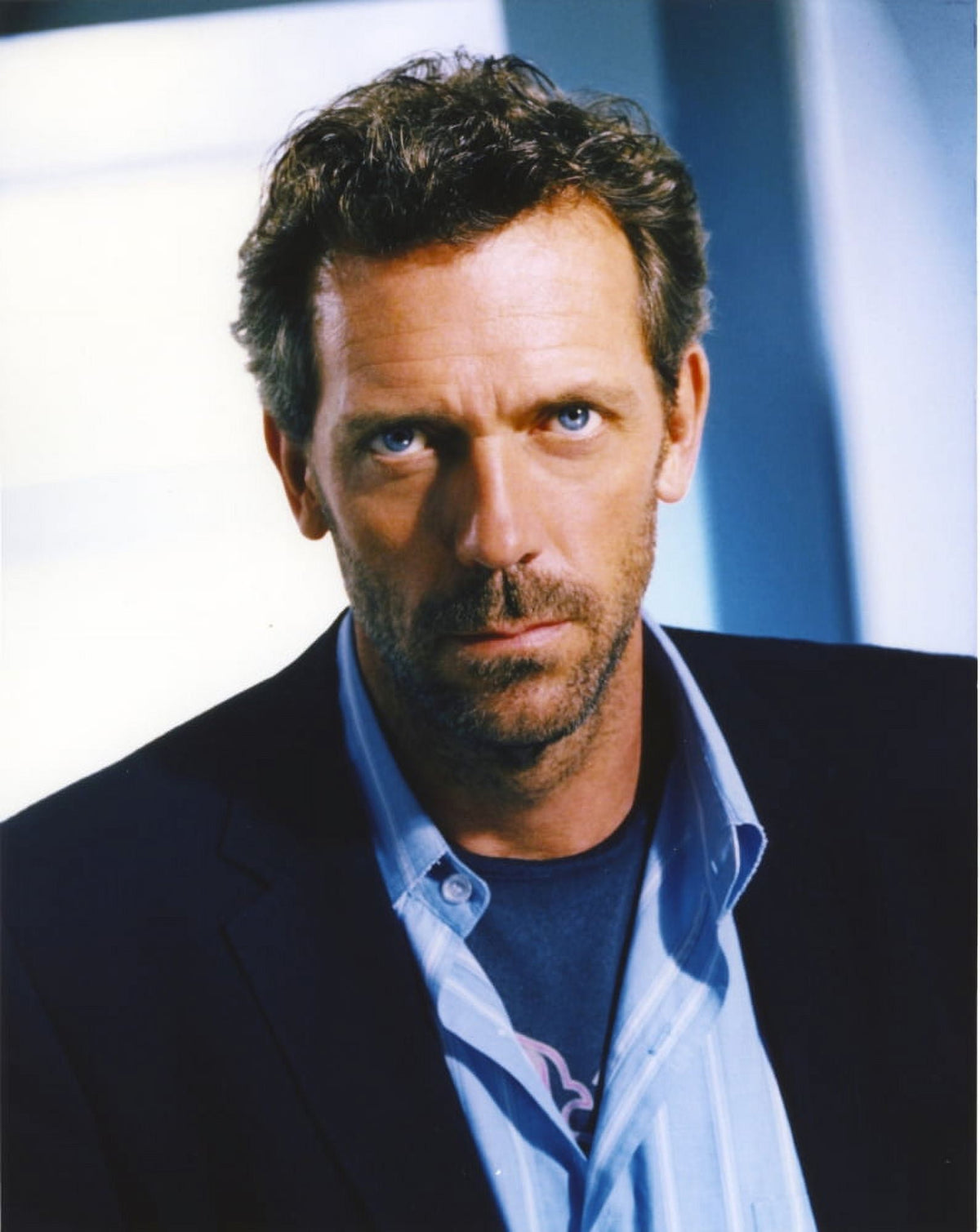 Hugh Laurie in formal attire photo print, elegant portrait.