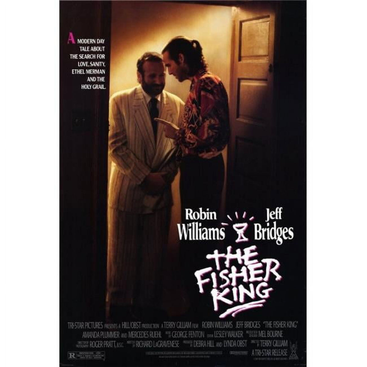 The Fisher King Movie Poster Print showing vibrant colors and iconic imagery.