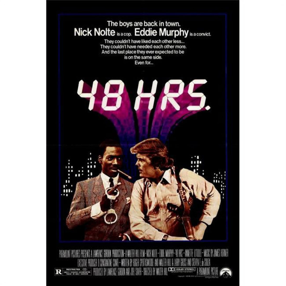 48 Hrs. Movie Poster Print - Classic Film Artwork