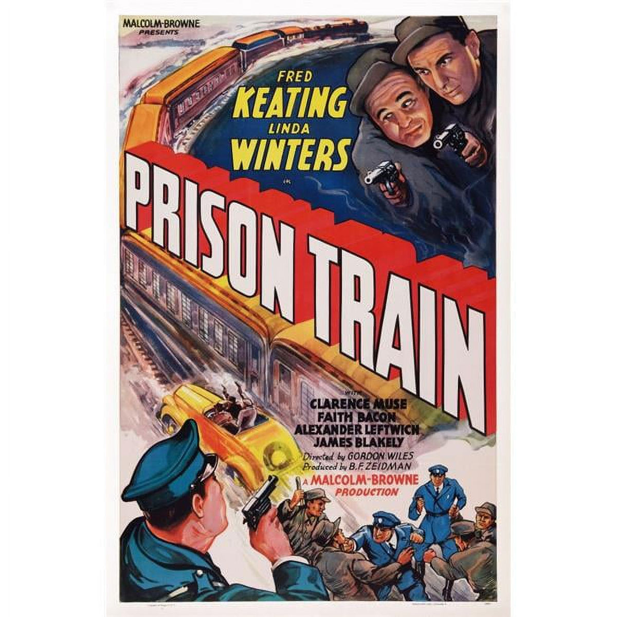 Prison Train 1938 Movie Masterprint Poster Print