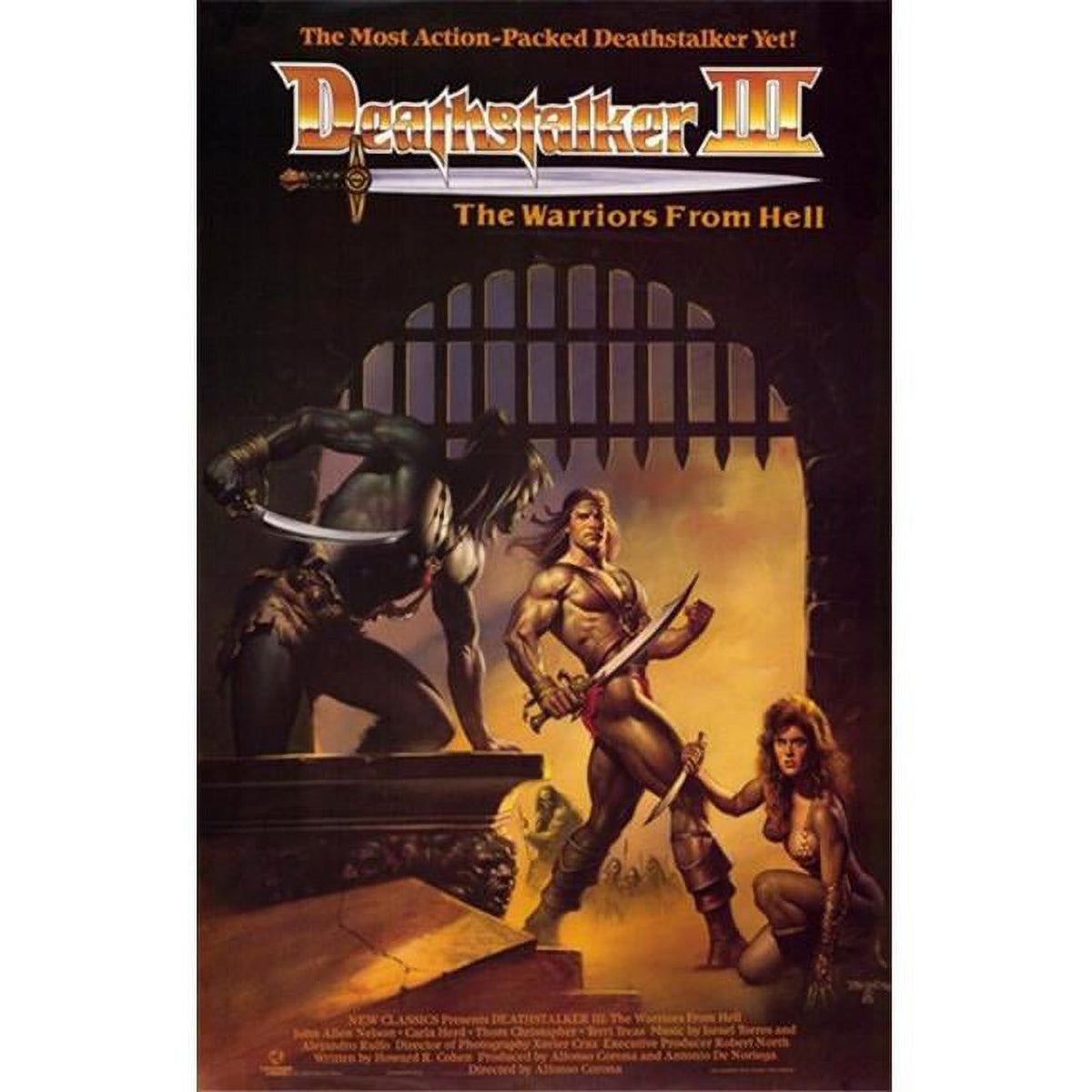 Deathstalker 3 Movie Poster 11x17 print showcasing action and adventure.