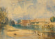 Hampton Court Palace art print by Joseph Mallord William Turner