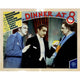 Dinner At Eight movie masterprint poster featuring Lee Tracy and John Barrymore.