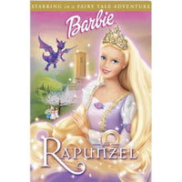 Barbie as Rapunzel Movie Poster Print - vibrant and enchanting design