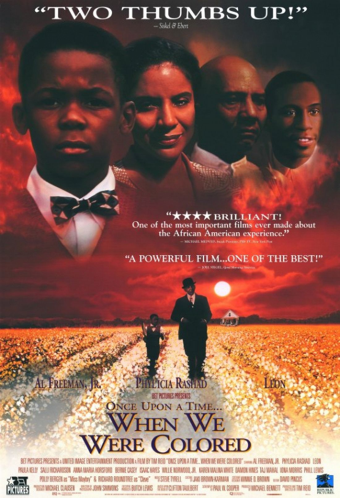 Once Upon a Time When We Were Colored movie poster in vibrant colors.