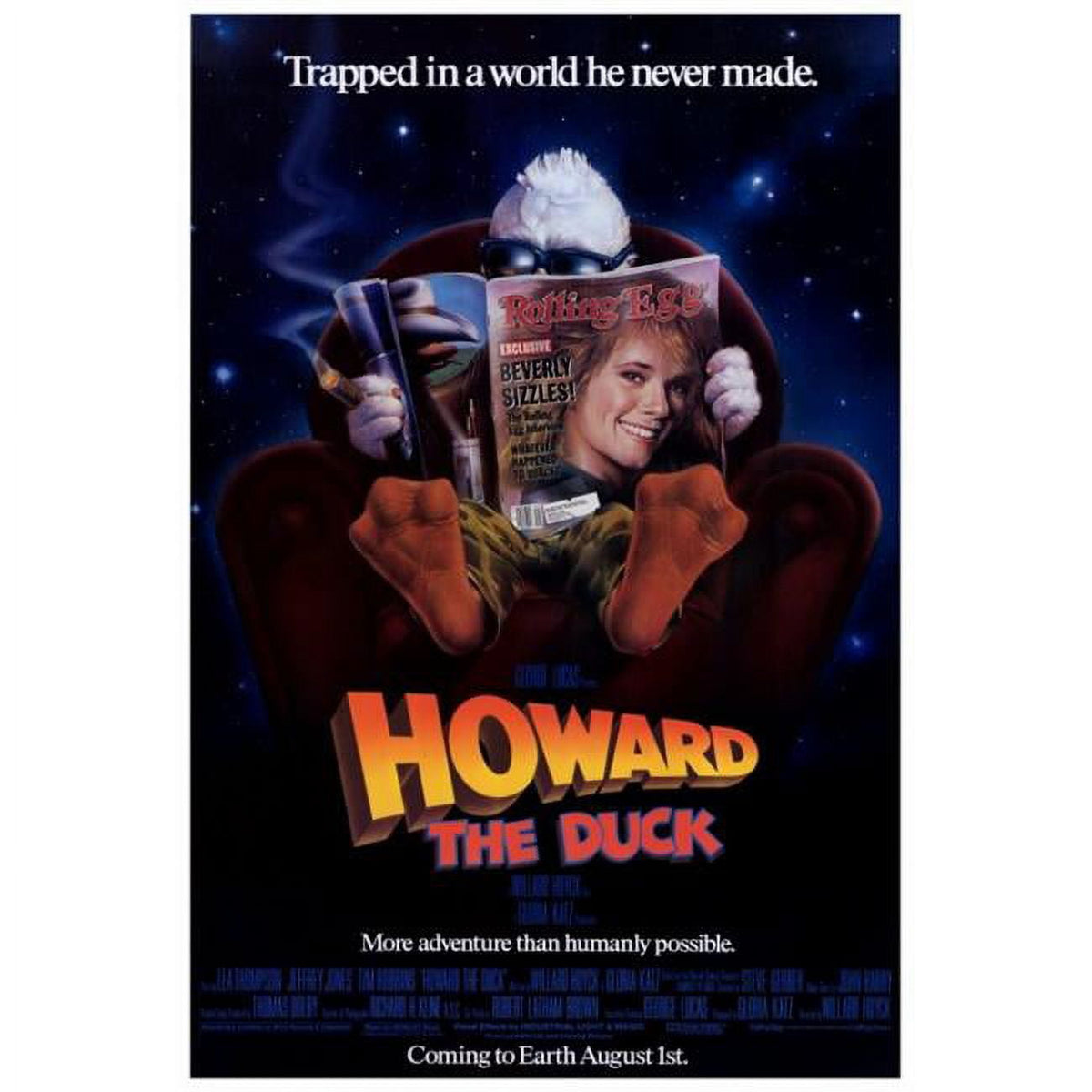 Howard the Duck Movie Poster Print 27x40 inches