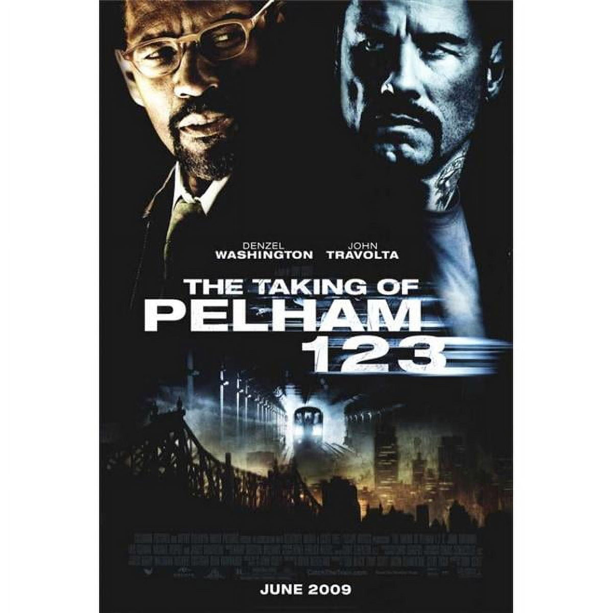 The Taking of Pelham 123 movie poster print 27x40