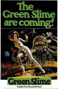 The Green Slime Movie Poster 11x17 print featuring retro sci-fi horror imagery.