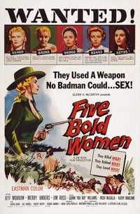 Five Bold Women 1960 Movie Poster Art Print