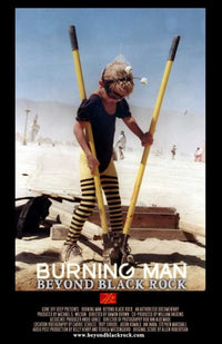 Burning Man: Beyond Black Rock movie poster print in vibrant colors.