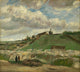 The Hill of Montmartre with Stone Quarry art print by Vincent van Gogh.