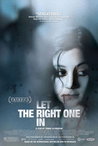 Let the Right One In movie poster 11 x 17 for horror fans.