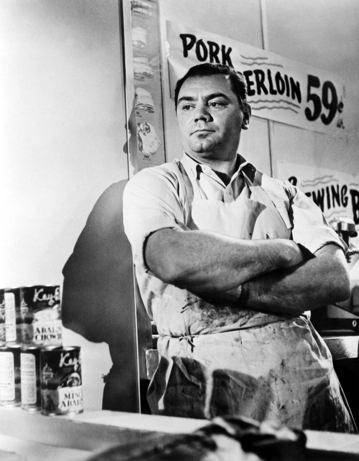 Marty photo print featuring Ernest Borgnine in classic cinema style.