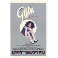 Gilda Live Movie Poster Print featuring Rita Hayworth in vibrant colors.