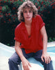 Leif Garrett Red Polo Sitting Pose Photo Print 8x10