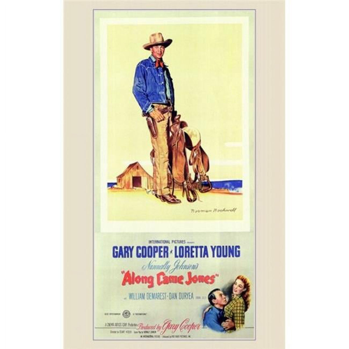 Along Came Jones movie poster print in 11x17 size.