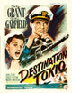 Destination Tokio Movie Poster Print featuring John Garfield and Cary Grant