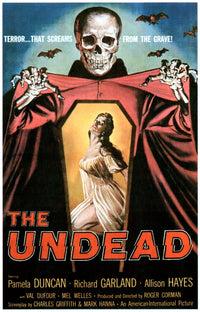 The Undead 1957 movie masterprint poster, 11x17 size.