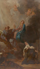 The Virgin Placing St. Teresa of Avila Under St. Joseph's Protection Poster Print by François-Guillaume Ménageot.