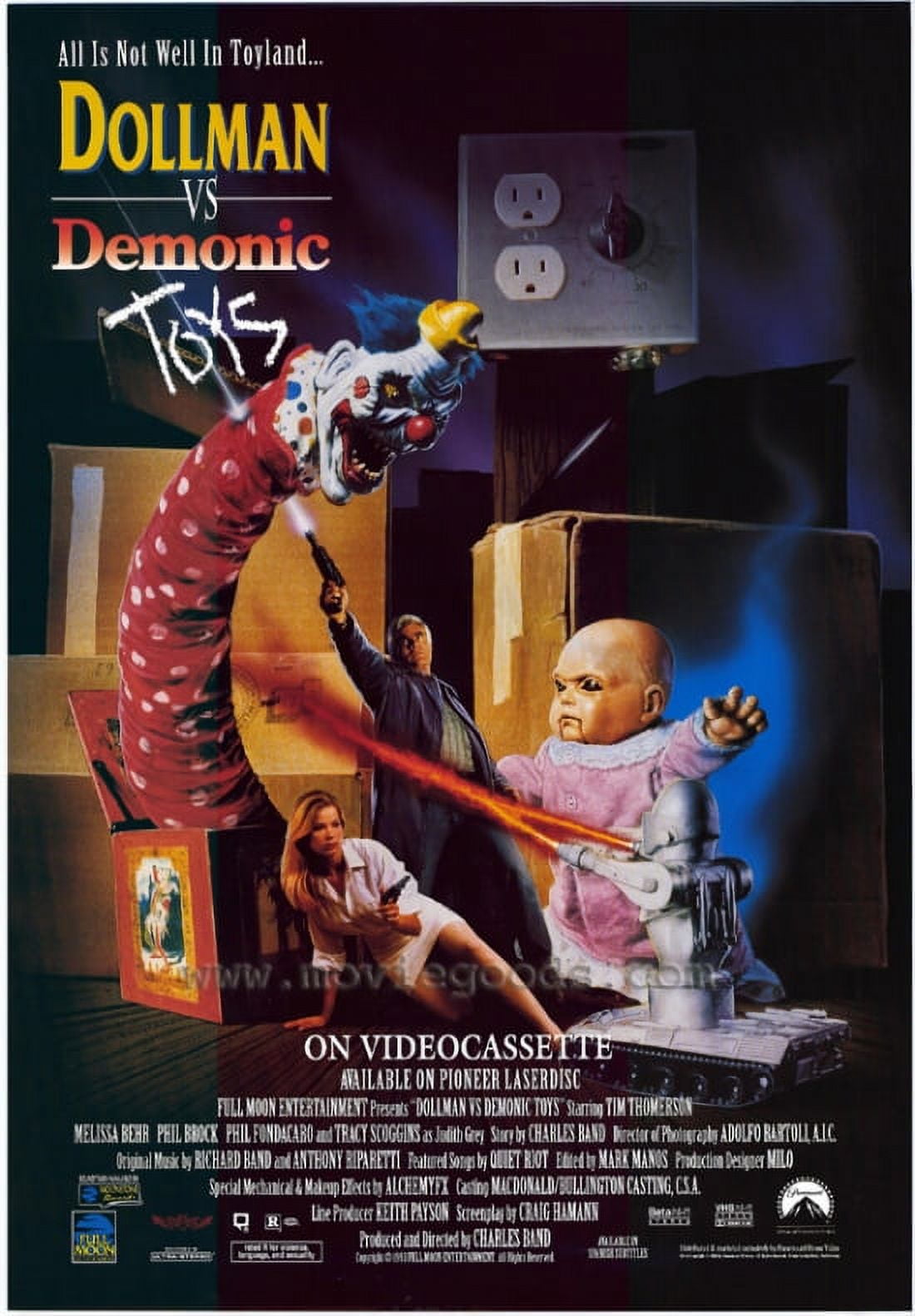 Dollman Vs Demonic Toys movie poster 11x17 print
