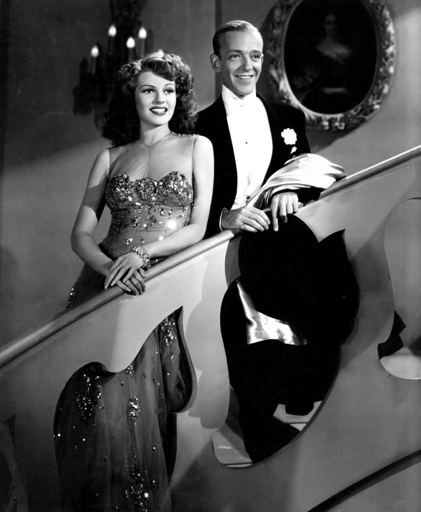 You Were Never Lovelier photo poster print featuring Rita Hayworth and Fred Astaire from 1942.