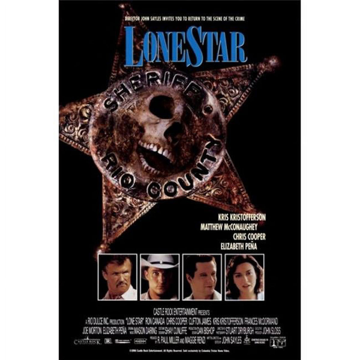 Lone Star Movie Poster Print 11x17 showcasing classic cinema art.