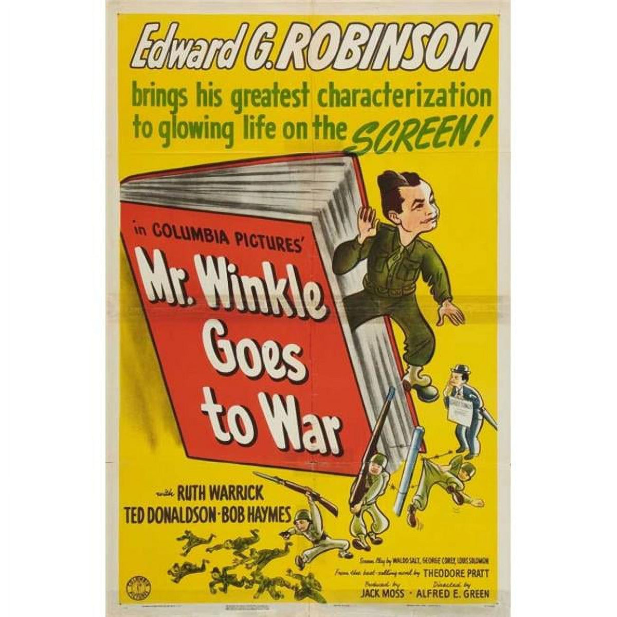 Mr. Winkle Goes to War Movie Poster Print 27x40
