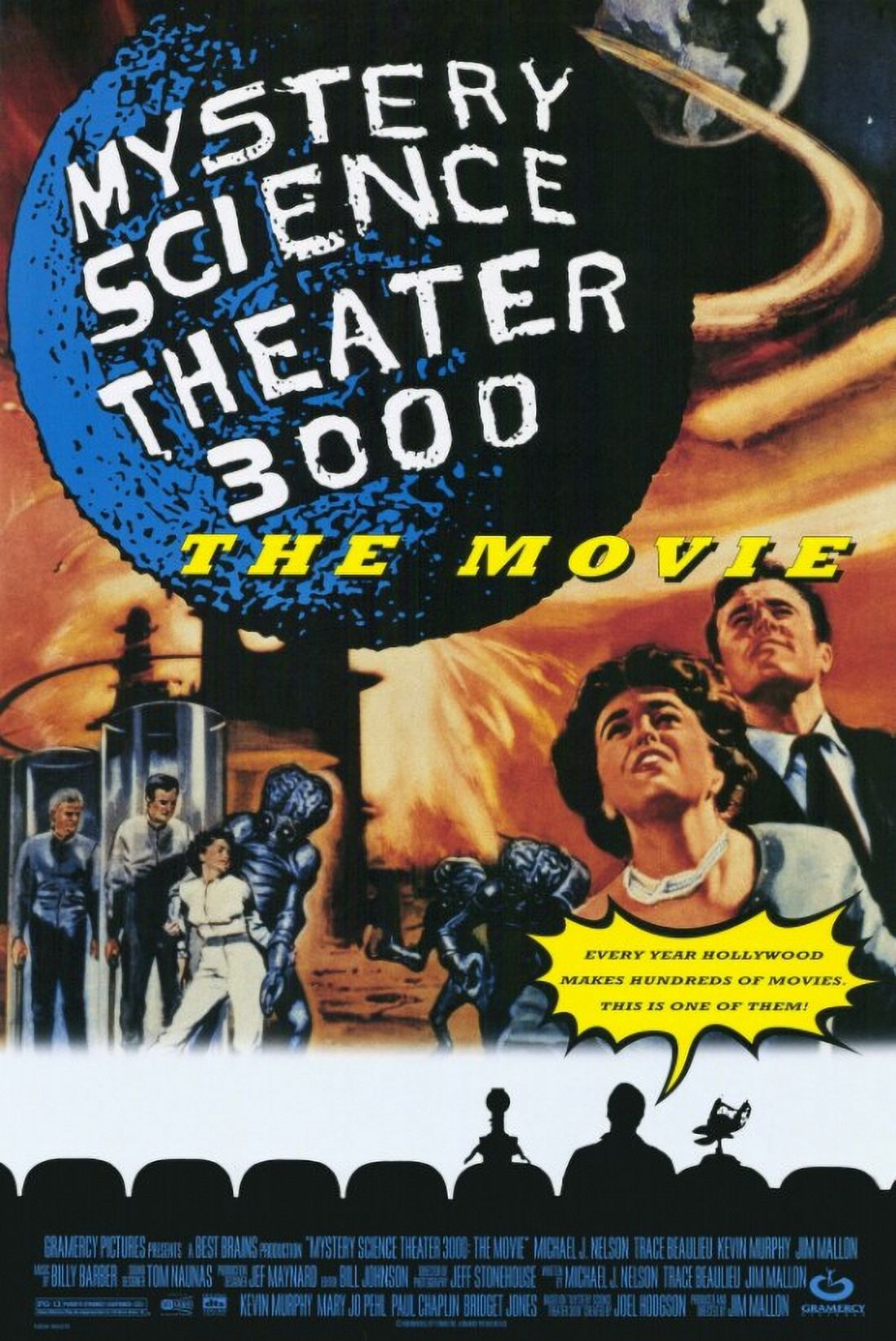 Mystery Science Theater 3000 Movie Poster 11x17 print.