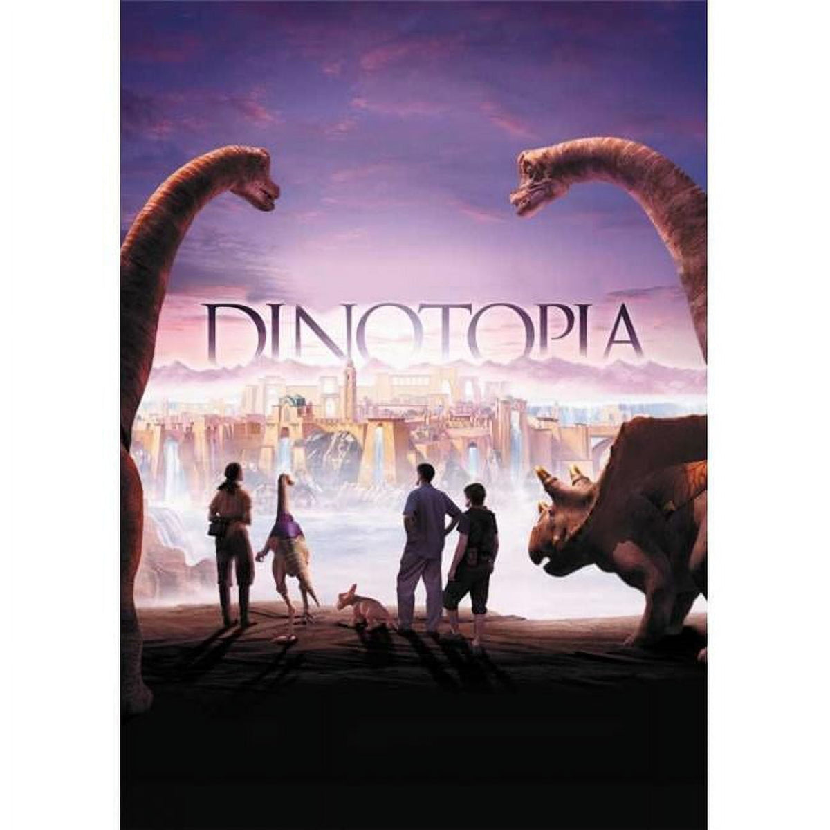Dinotopia movie poster featuring dinosaurs and adventure.