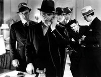 G-Men 1935 photo print featuring James Cagney and Edward Pawley on the telephone.