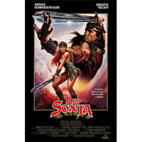 Red Sonja Style A Movie Poster (11x17), vibrant fantasy art.