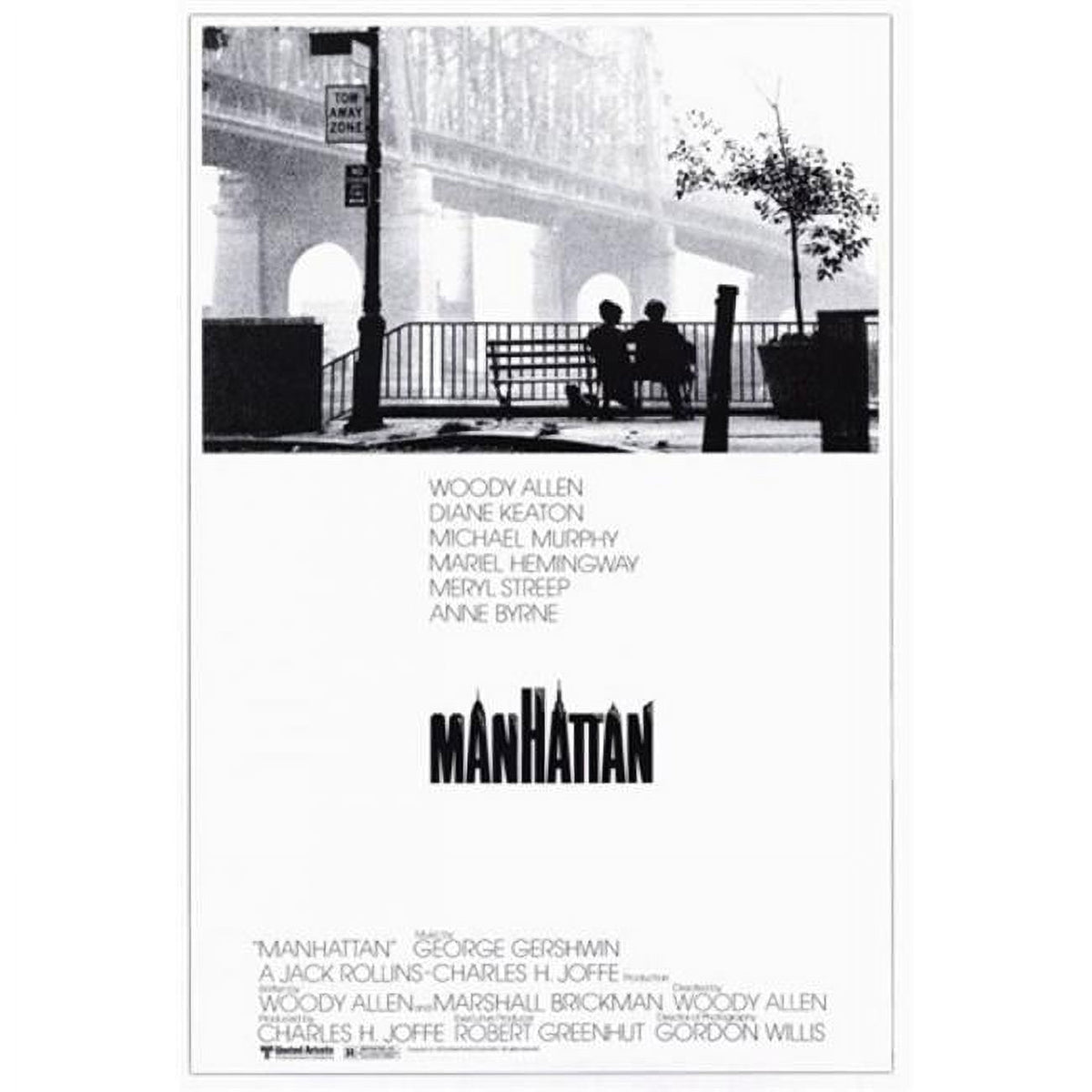 Manhattan Movie Poster 11x17 print showcasing classic cinema art.