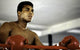 Muhammad Ali training in Florida photo print showcasing strength and determination.