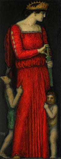 Medea art print by Franz von Stuck - haunting beauty