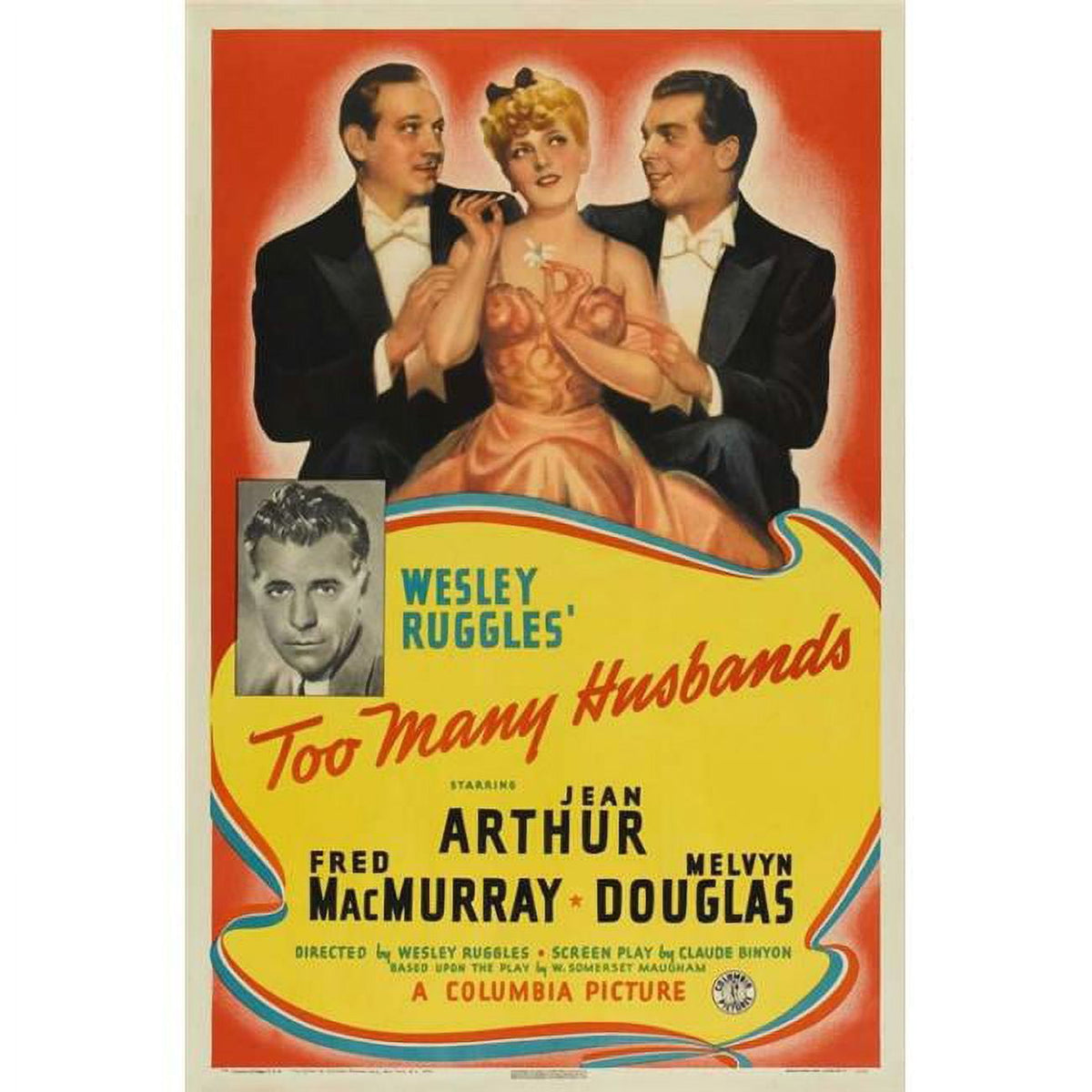 'Too Many Husbands' Movie Poster Print 27x40