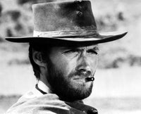 Clint Eastwood fighting stunts portrait photo print