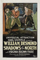 Shadows of the North 1923 Movie Masterprint Poster featuring Virginia Brown Faire, Fred Kohler, and William Desmond.