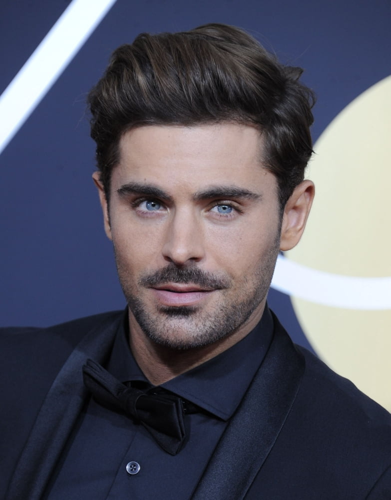 Zac Efron at the 75th Golden Globe Awards Photo Print
