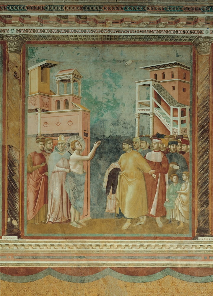 Stories of St. Francis: Renunciation of Wealth Poster Print