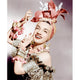 Vintage photo print of Carmen Miranda from the early 1940s, 8x10 size.