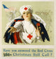 Red Cross Christmas Roll Call 1918 Poster Print by Harrison Fisher