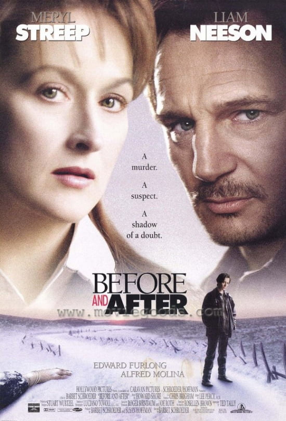 Before and After Movie Poster 11x17 print showcasing film transformation.