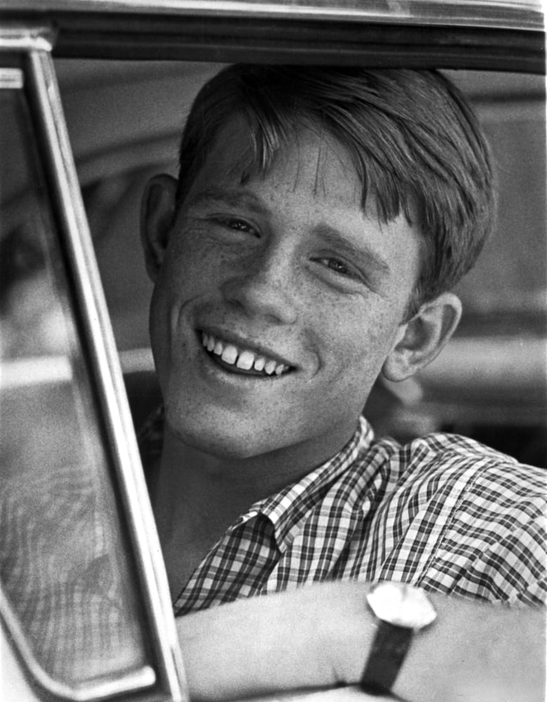 Ron Howard smiling photo print - iconic Hollywood image.