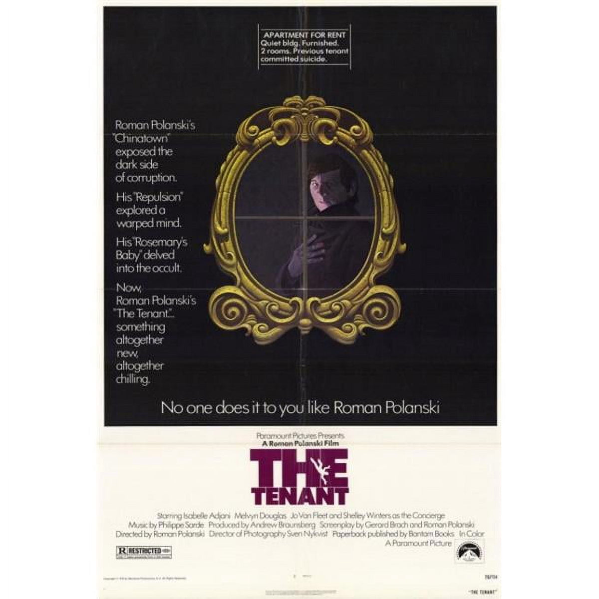 The Tenant Movie Poster Print 27x40 inches