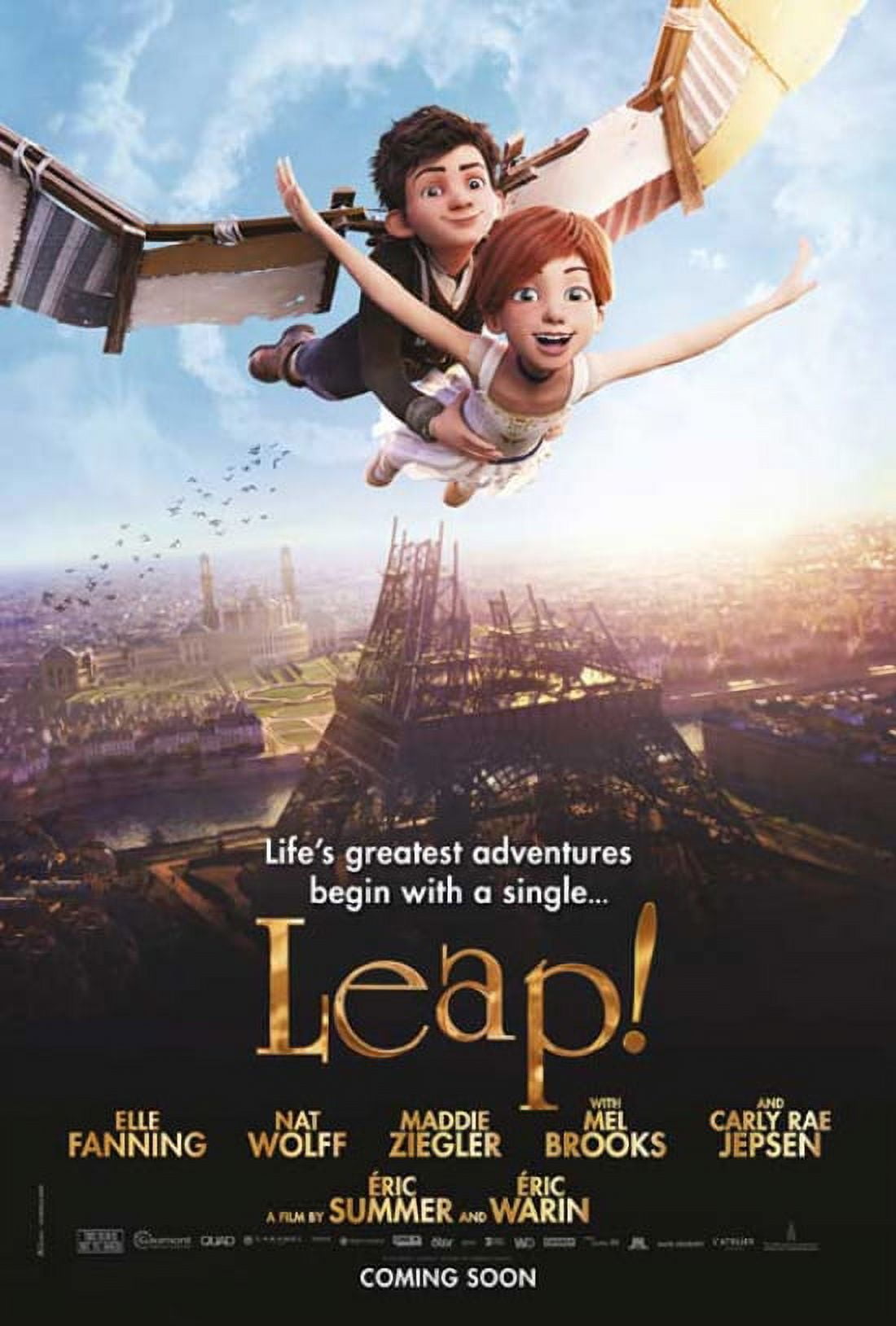 Leap Movie Poster 11x17 print showcasing vibrant visuals.