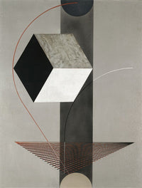 Proun 99 poster print by El Lissitzky, abstract art design, available in multiple sizes.