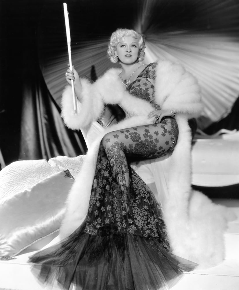 Go Young Man Mae West 1936 photo print showcasing vintage Hollywood glamour.